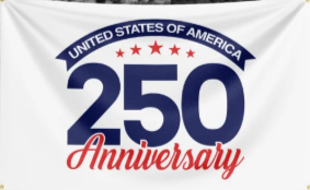 Patriotic 250th Anniversary Celebration Outdoor Flag
