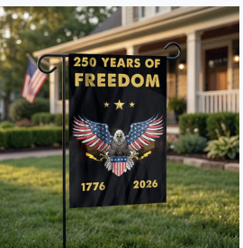 Freedom Eagle Patriotic Garden Flag