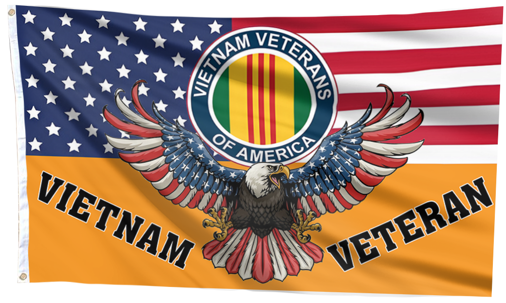 Proud Marine Veteran Flag