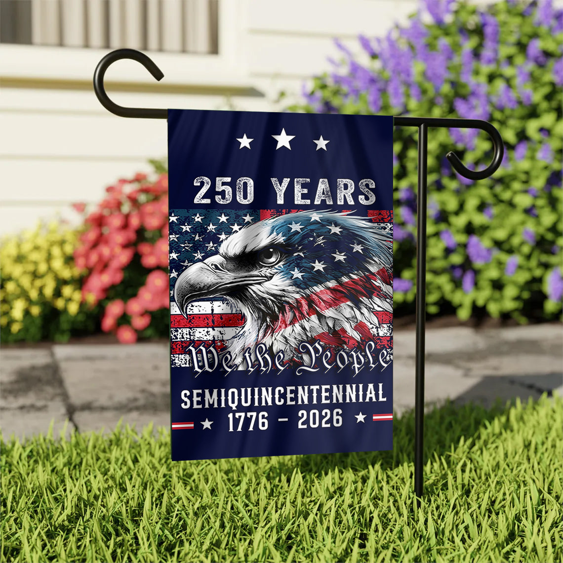 Patriotic Heritage Semi-Quincentennial Yard Flag