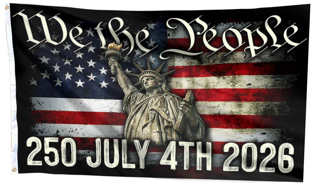Patriotic We The People Flag