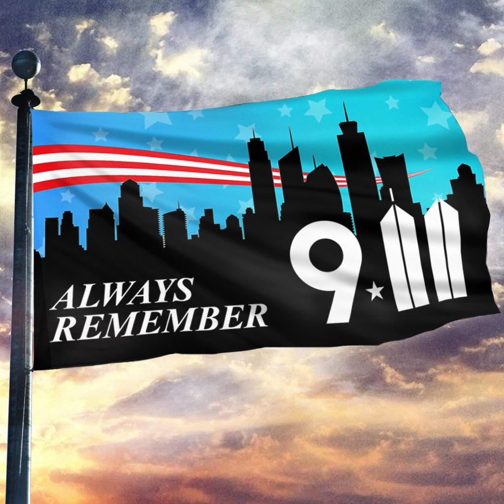 Always Remember Honor Home Flag