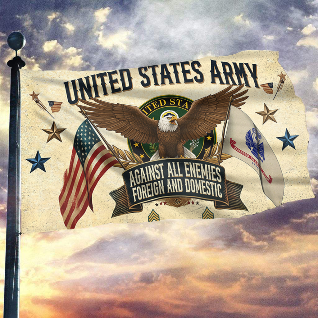 Oath of Defense Army Flag