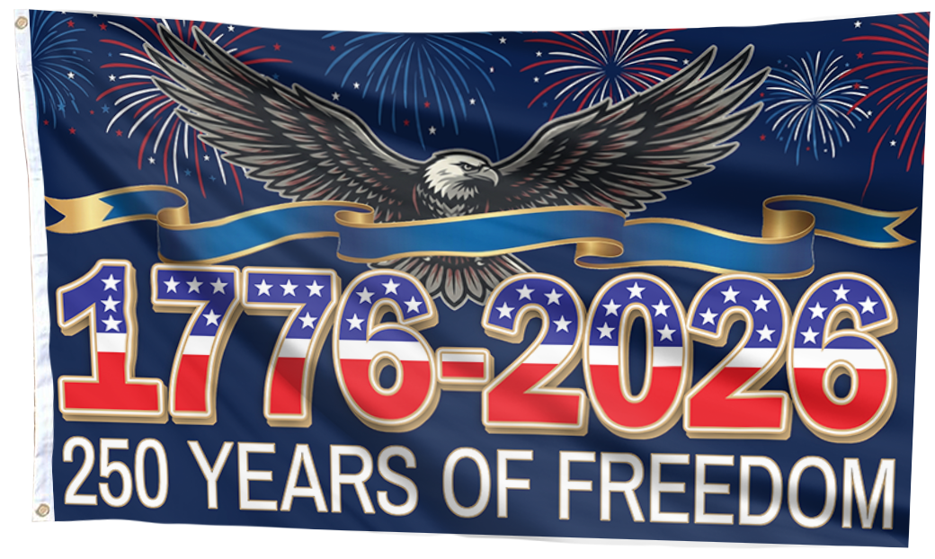 Freedom Eagle Celebration Flag
