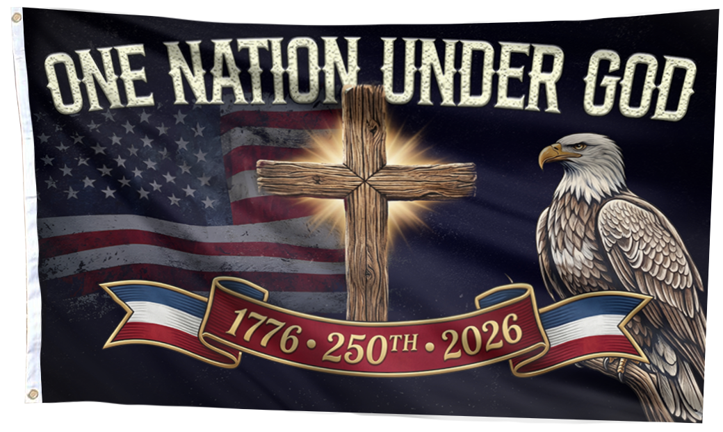 One Nation Cross Tribute Flag
