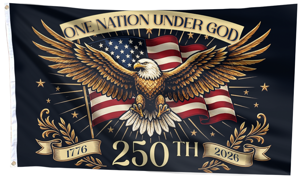 One Nation Eagle Patriotic Flag