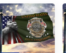 250th Anniversary US Army Flag 3x5