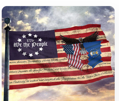 1776 We The People Air Force Flag 3x5