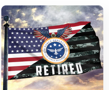 U.S. Air Force Retired Flag 3x5