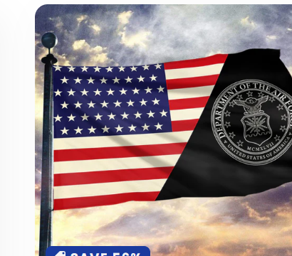 Air Force Seal Logo Flag 3x5