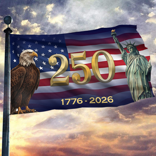 Liberty Eagle 250th Anniversary Commemorative Flag