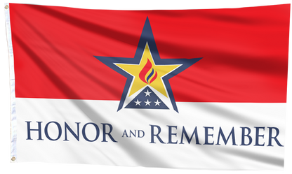 Honor Remember Memorial Tribute Flag