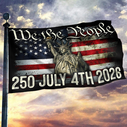 Patriotic We The People Flag