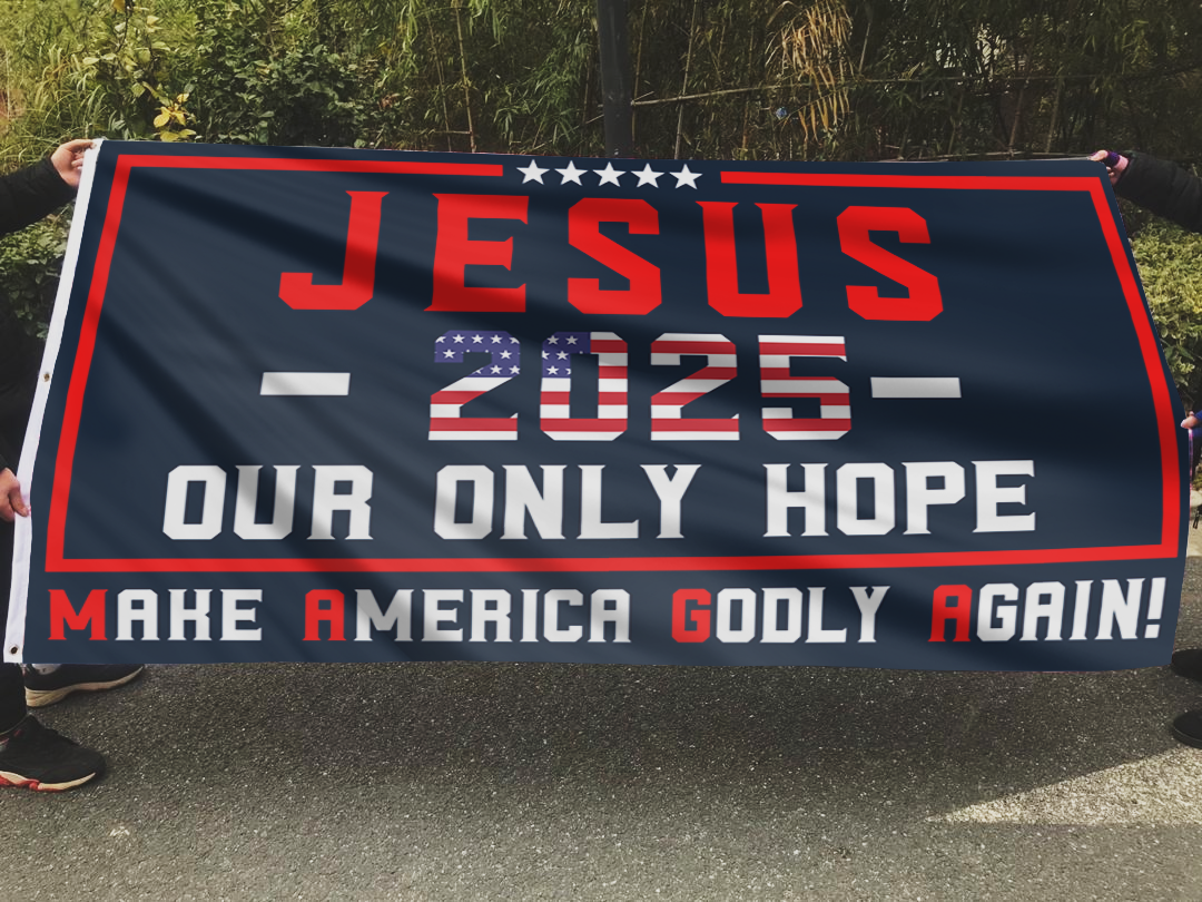 Our Only Hope Faith Flag