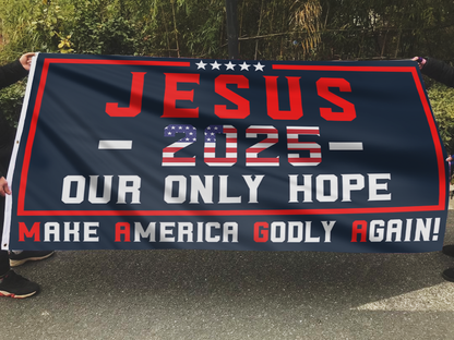 Our Only Hope Faith Flag