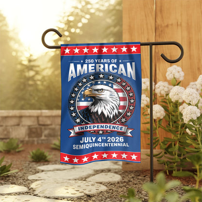 Patriotic Yard Welcome Garden Flag