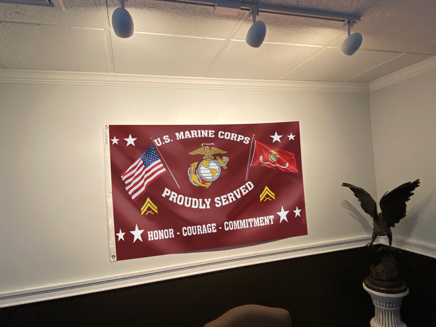 Corporal Marine Corps Pride Flag