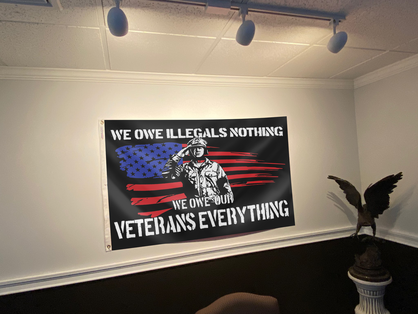 Proud Veterans Tribute Flag Outdoor