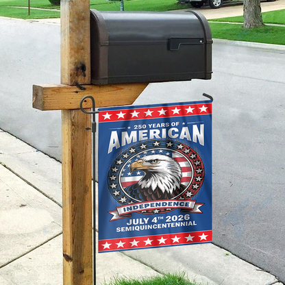 Patriotic Yard Welcome Garden Flag