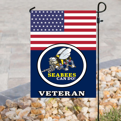 Seabee Pride Outdoor Garden Flag