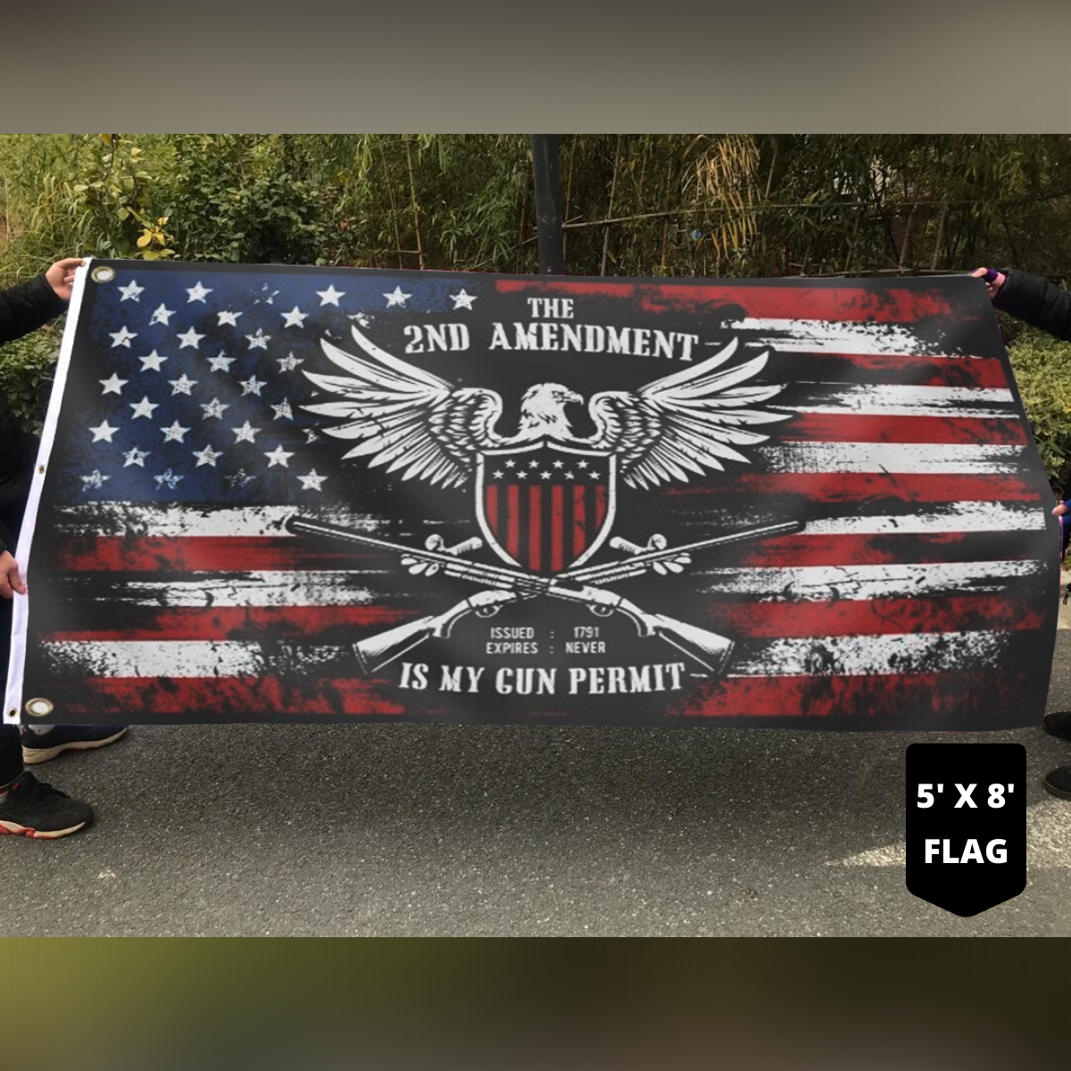 Durable Proud 2nd Amendment Flag