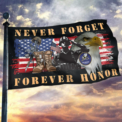 Never Forget Honor Memorial Tribute Flag