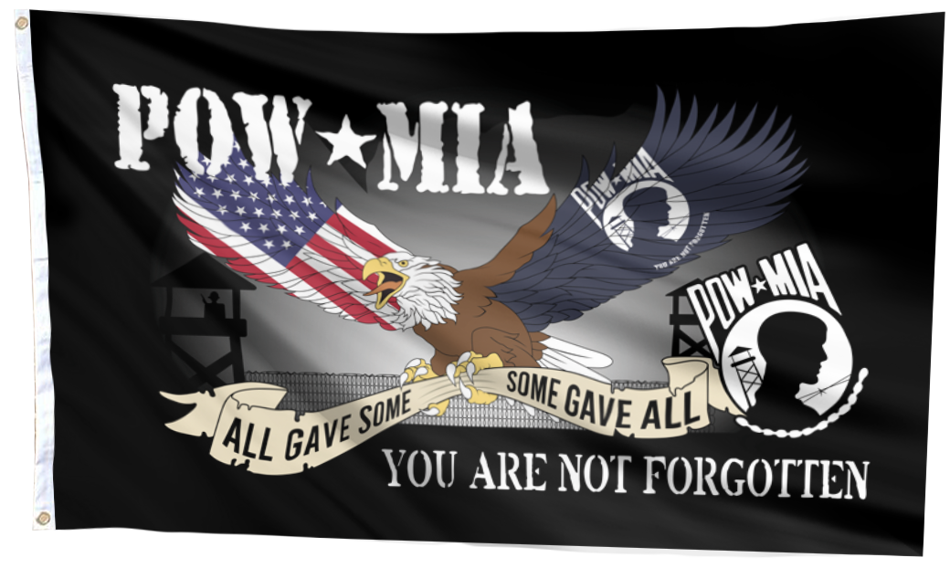 POW MIA Honor Memorial Flag
