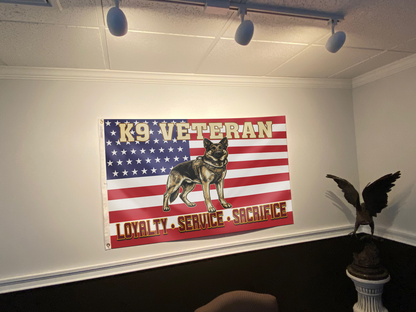 K9 Veteran Loyalty Tribute Flag