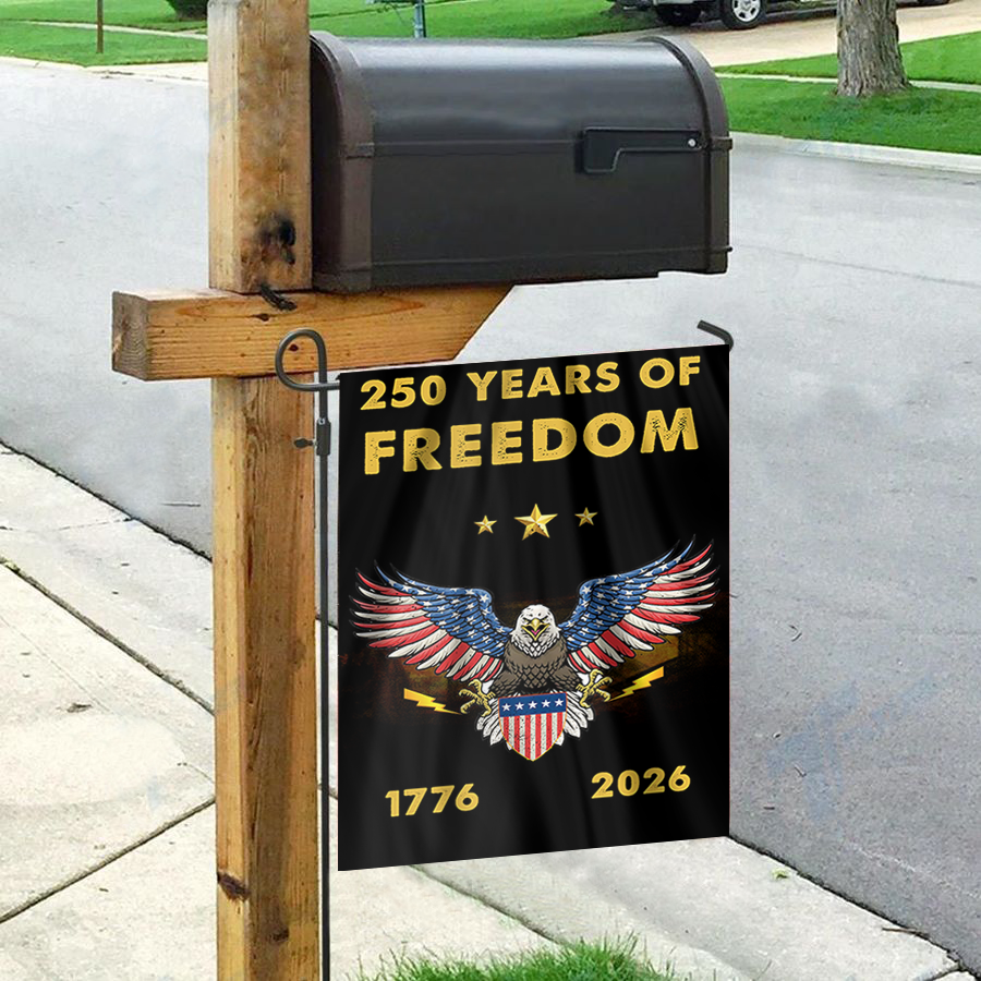 Freedom Eagle Patriotic Garden Flag
