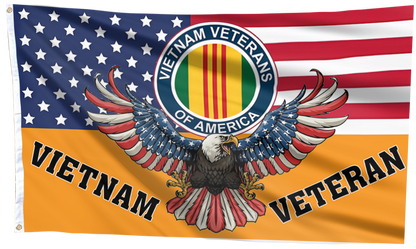 Proud Marine Veteran Flag