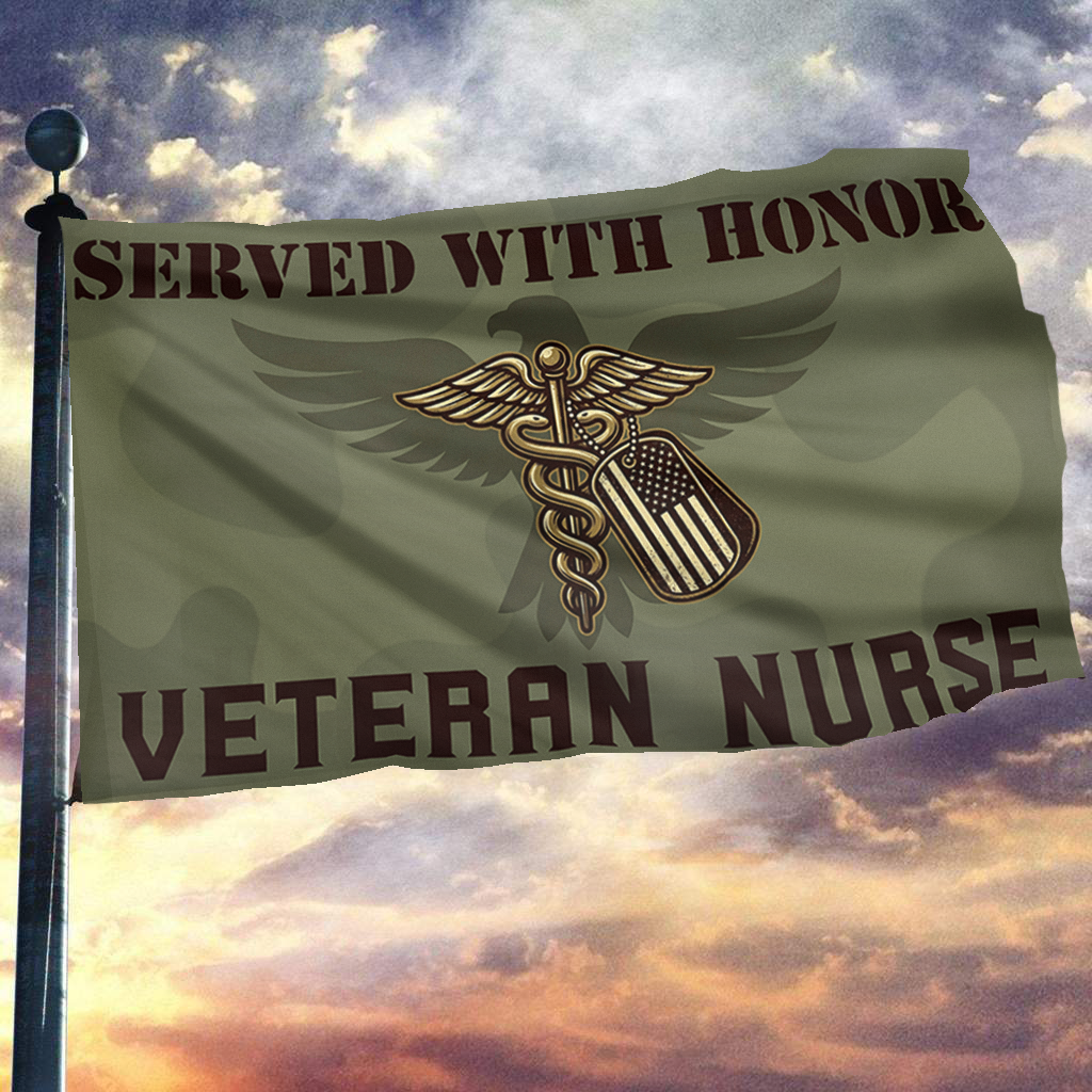 Proud Served With Honor Flag
