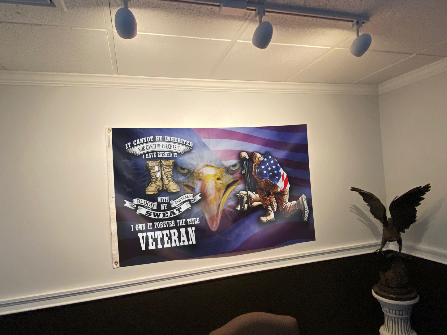 Veteran Honor Flag Wall Banner