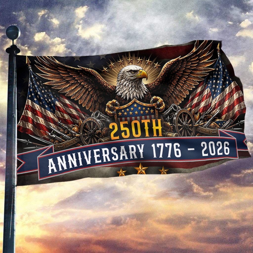 Heritage Eagle 250th Commemorative Flag