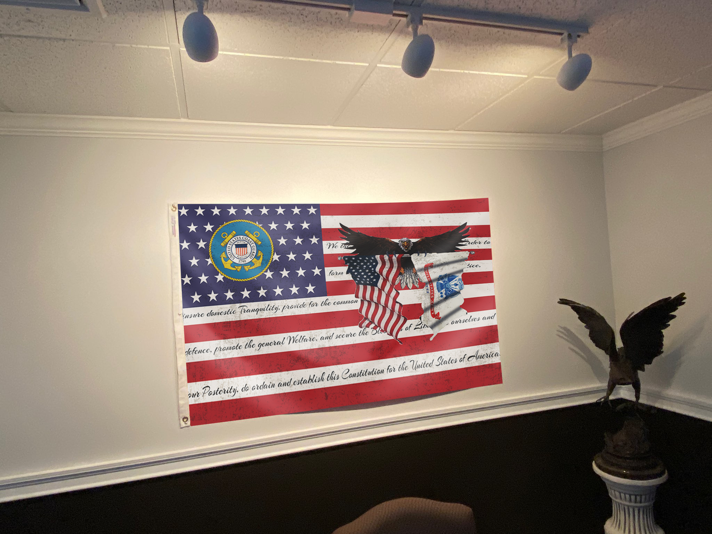 Coast Guard Heritage Outdoor Flag