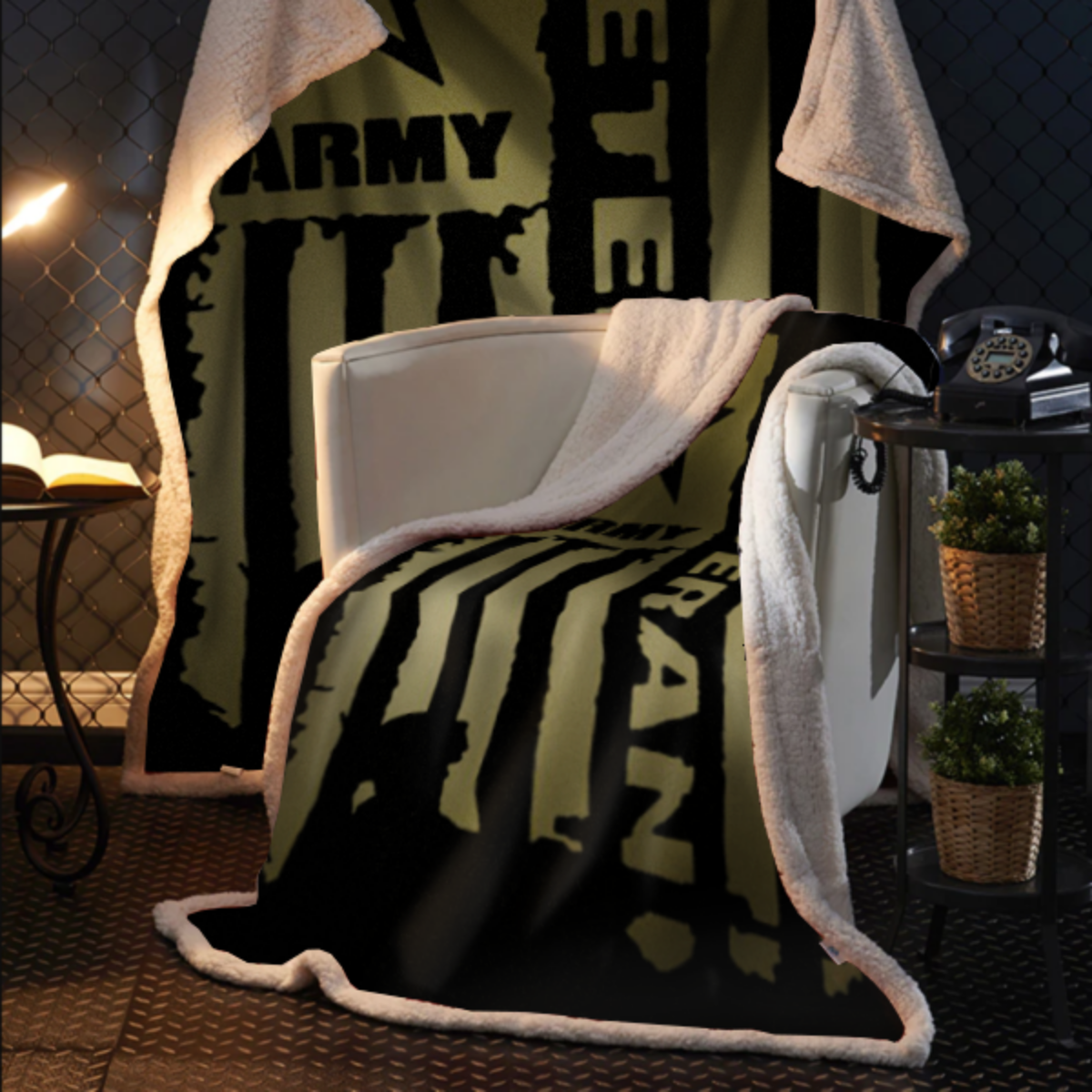 Veteran Sherpa Comfort Throw