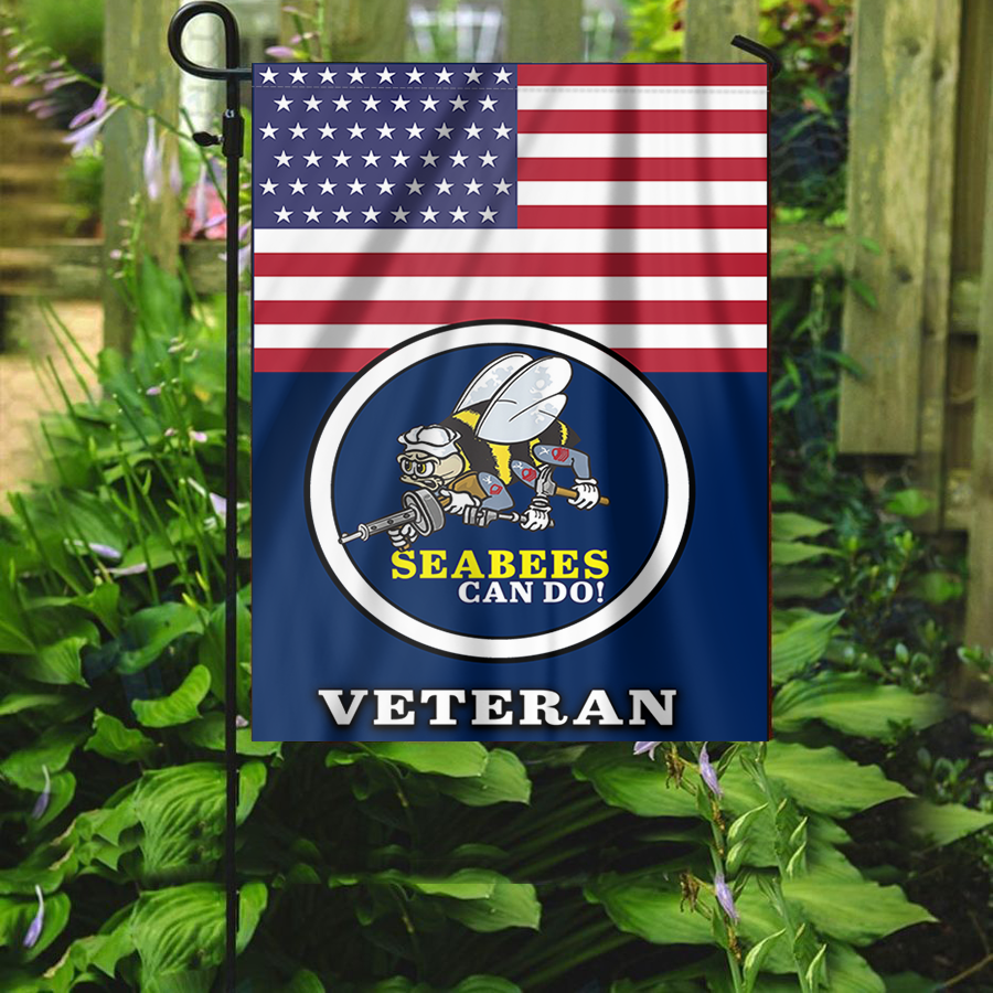 Seabee Pride Outdoor Garden Flag