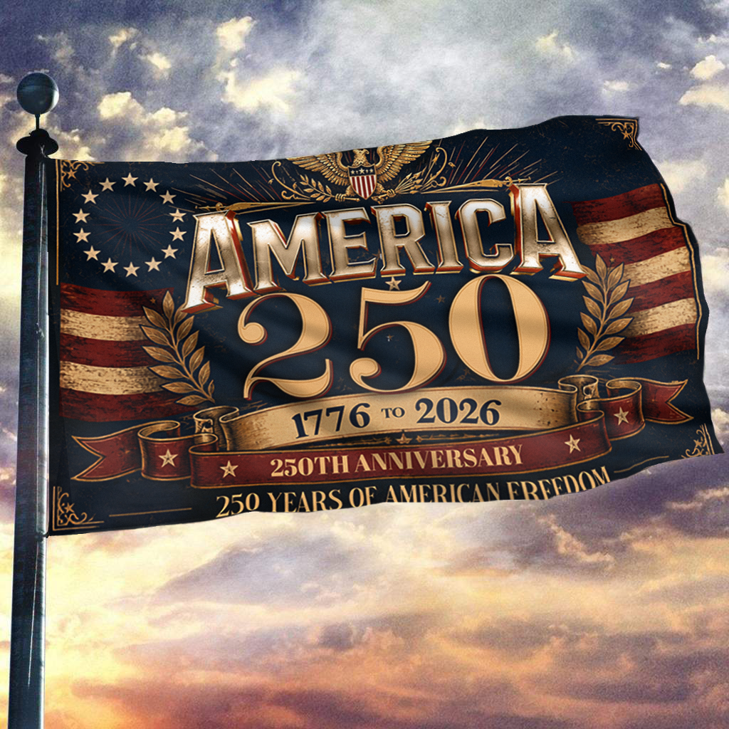 America Strong 250-Year Celebration Flag