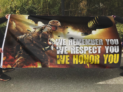 We Remember You Memorial Tribute Flag