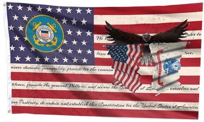 Coast Guard Heritage Outdoor Flag