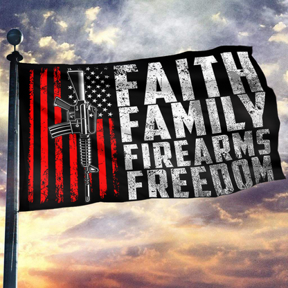 Patriot Pride Outdoor Decorative Flag