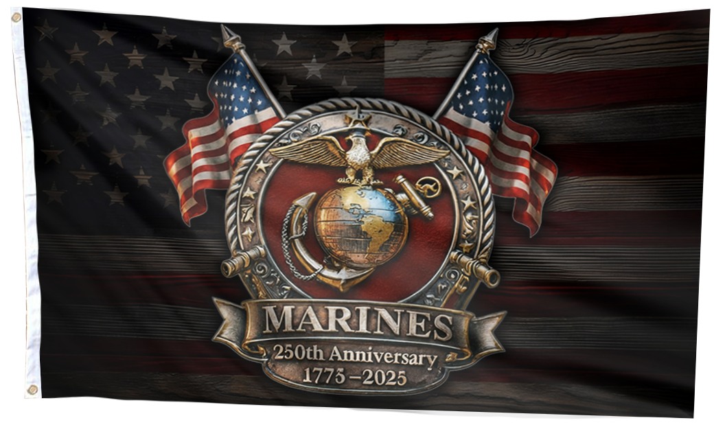 Forged in Valor Patriotic Flag