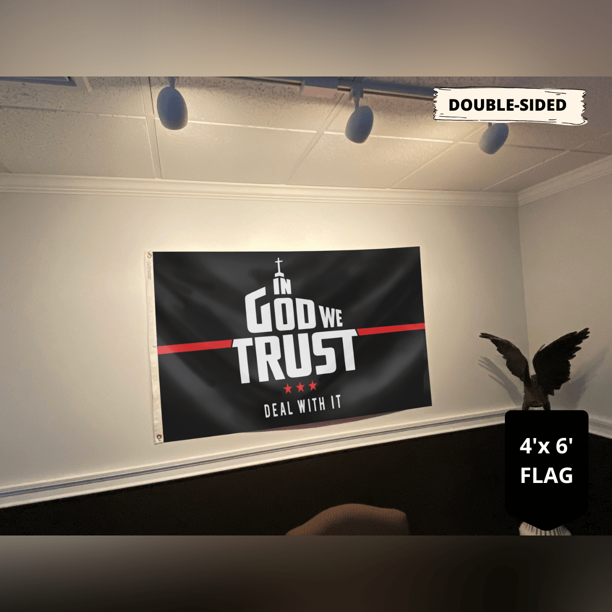 In God We Trust Patriot Flag