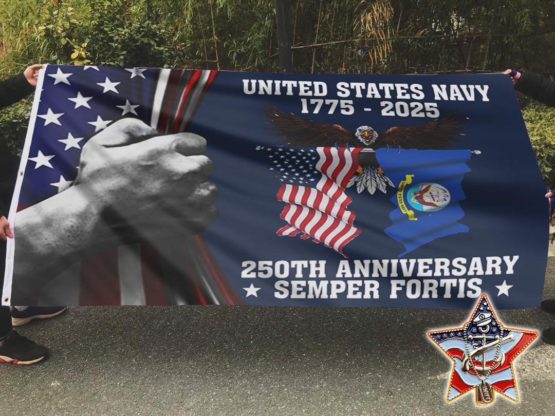 Navy 250th Tribute Flag Set