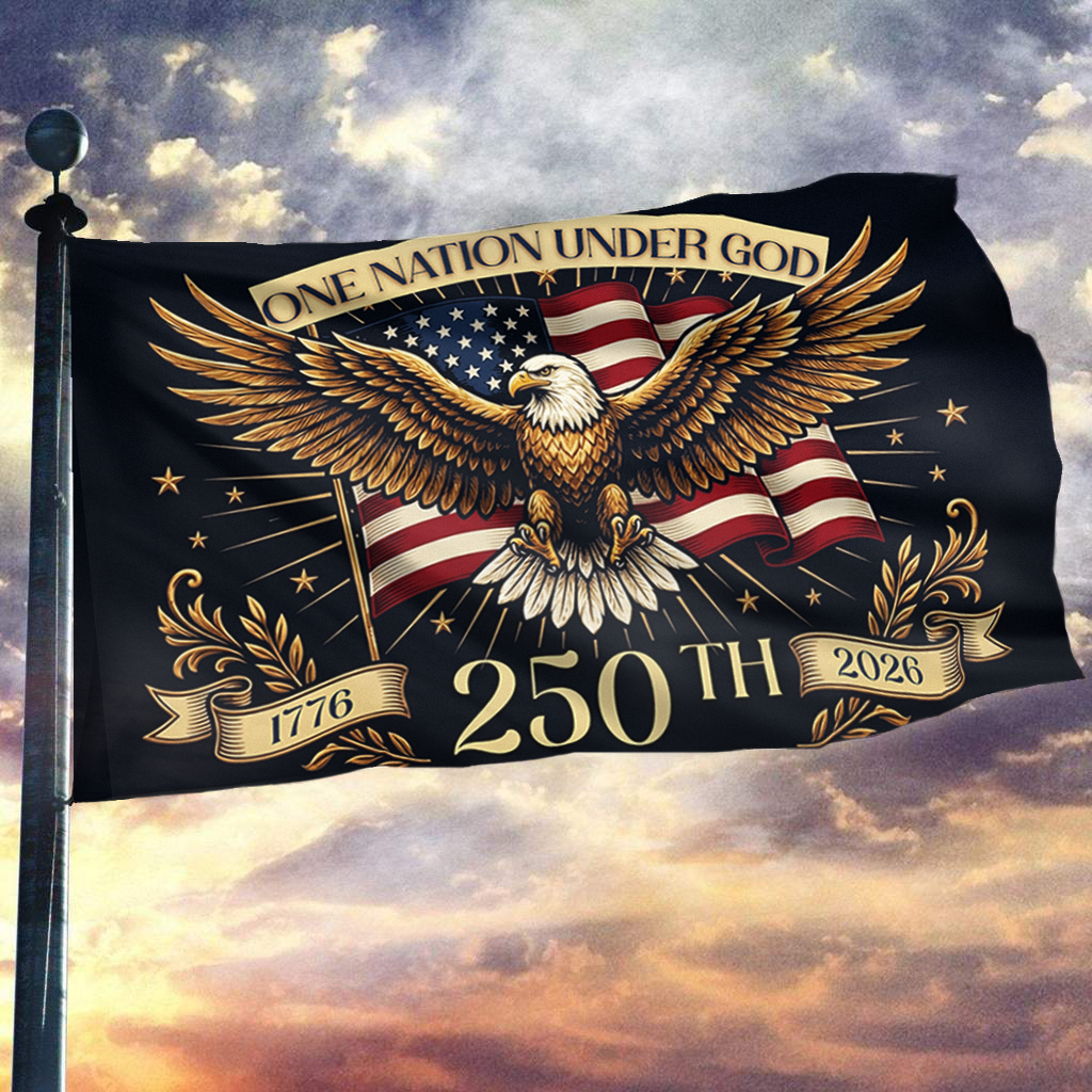 One Nation Eagle Patriotic Flag