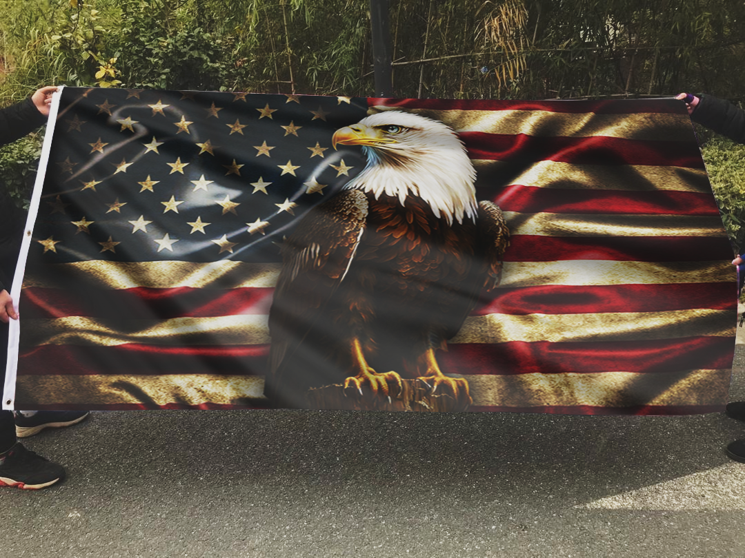 Never Forget Patriotic Veteran Flag