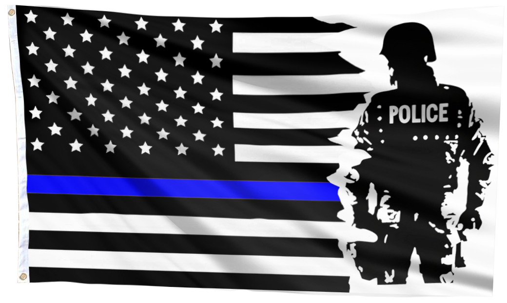 Thin Blue Line Pride Flag