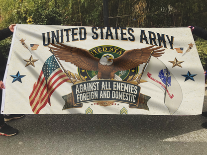 Oath of Defense Army Flag