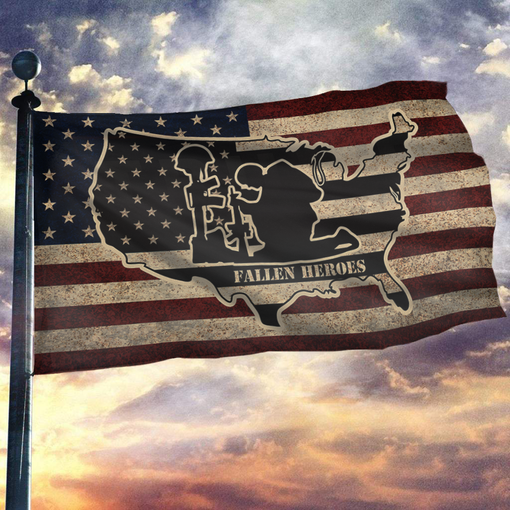 Fallen Heroes Tribute Flag