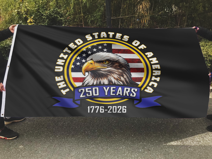 American Patriotic Eagle Celebration Flag