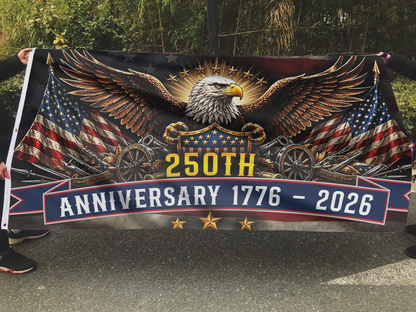 Heritage Eagle 250th Commemorative Flag